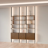 Walnut & black..