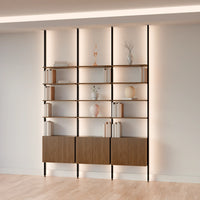 Walnut & black...