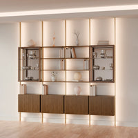 MODTRIM FOUR-SECTION Curio & Bookcase Set. 101-110"
