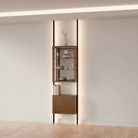 MODTRIM ONE-SECTION CURIO SET. 29"