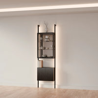 MODTRIM ONE-SECTION CURIO SET. 29"