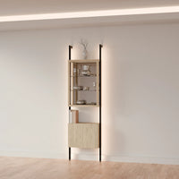 MODTRIM ONE-SECTION CURIO SET. 29"