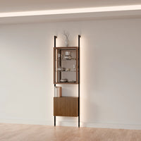 MODTRIM ONE-SECTION CURIO SET. 29"