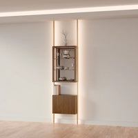 MODTRIM ONE-SECTION CURIO SET. 29"