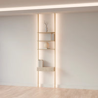 Desk_GoldenCelingMount_WoodNatural_BracketGolden.webp