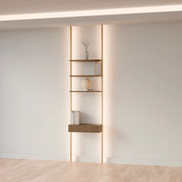 Desk_GoldenCelingMount_WoodWalnut_BracketGolden.webp