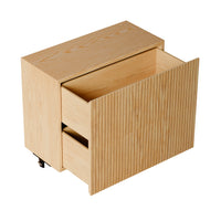 MODTRIM FOUR-UNIT Modular Bookcase with Wood Shelves + Drawers